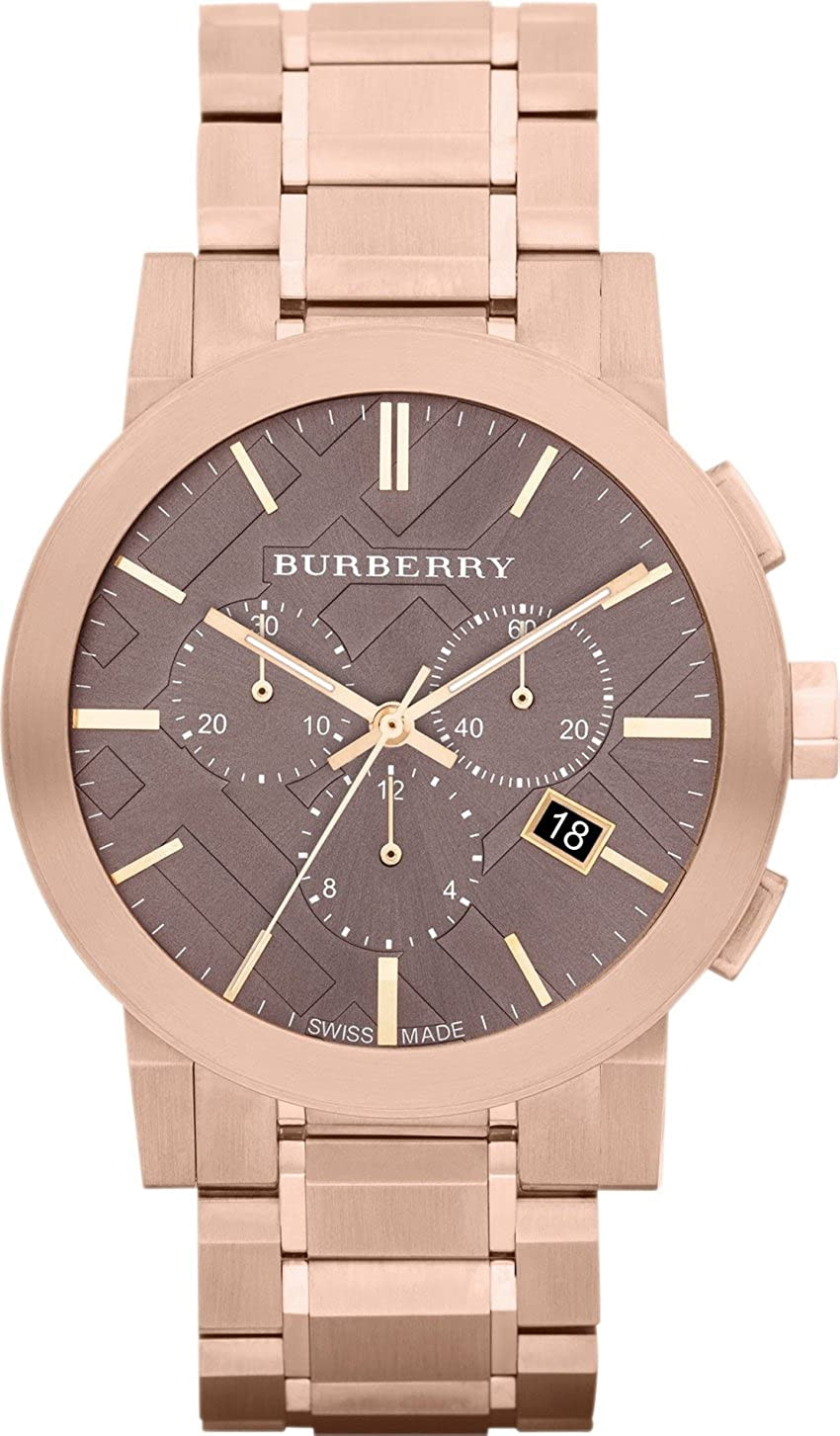 burberry men's gold watches