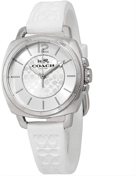 Coach white 2025 watch women's