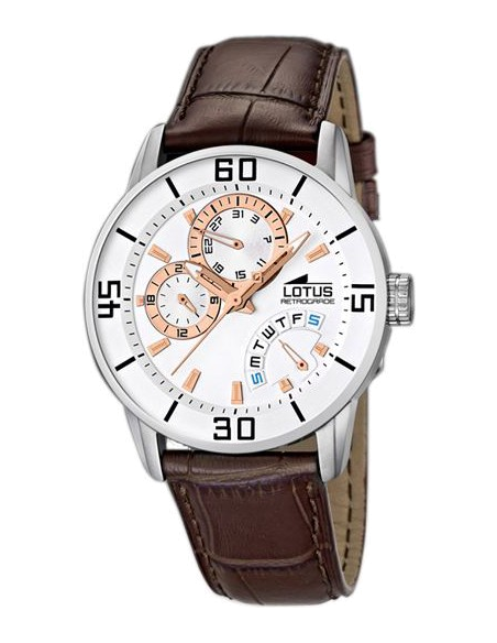 Montre homme lotus online bracelet cuir